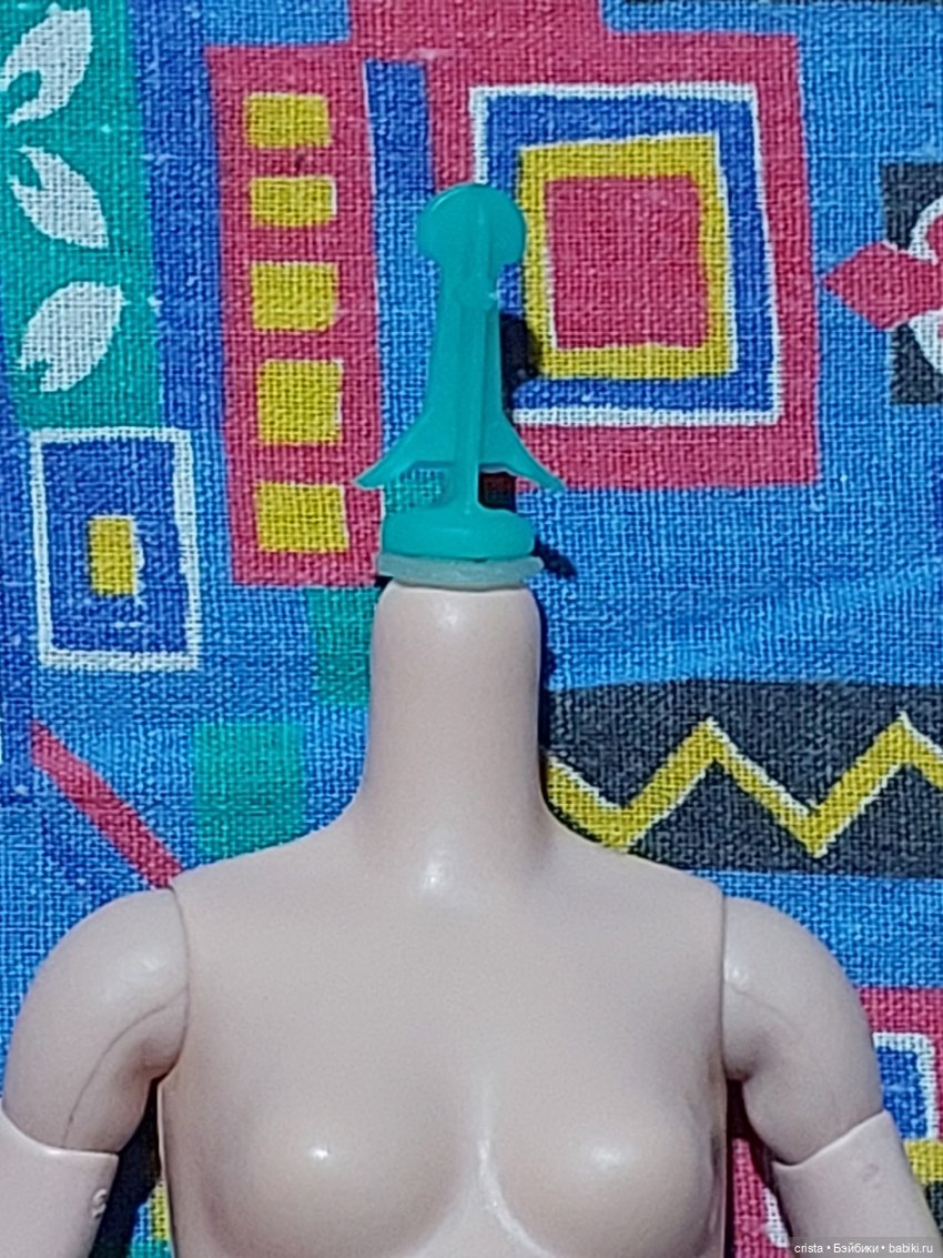 Модернизация шейного шарнира при пересадке голов Интегрити на тела маттел МТМ (фото 10)