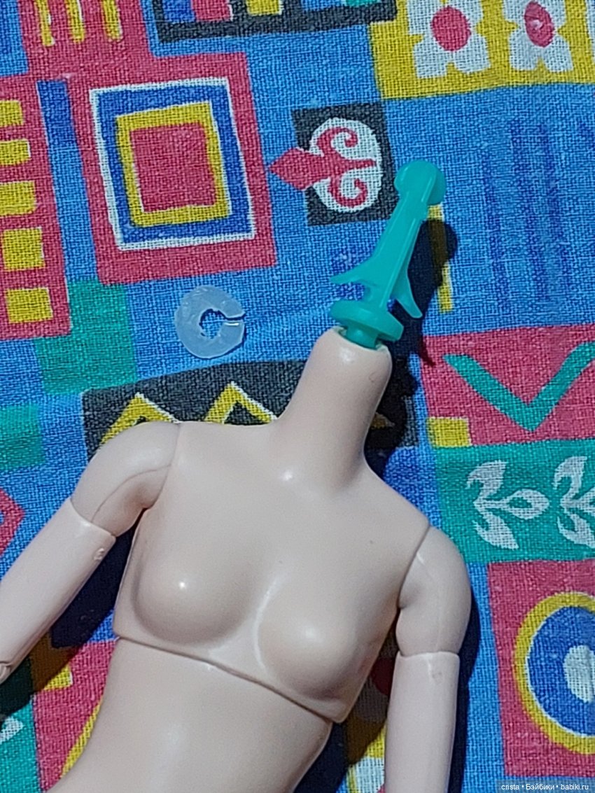 Модернизация шейного шарнира при пересадке голов Интегрити на тела маттел МТМ (фото 9)