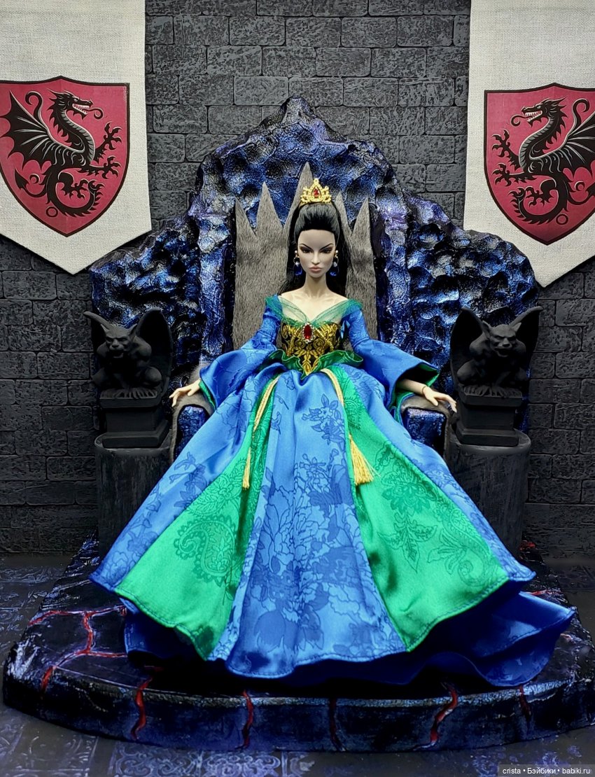 Обсидиановый трон — Мебель для кукол и домиков: фото (фото 10)