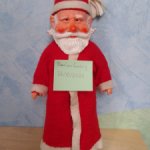 Кукла Дед Мороз Санта Клаус ГДР времен СССР