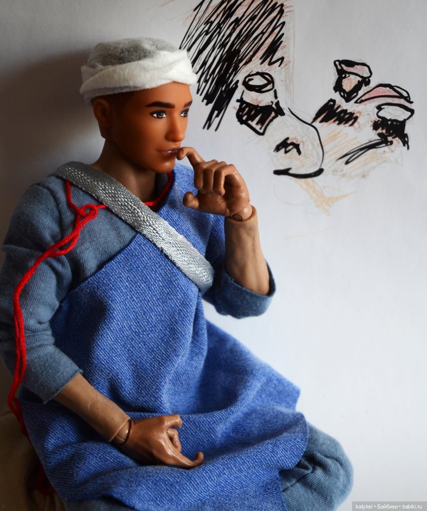 Задумчивый Человек в Голубом (постконкурс) (фото 7)