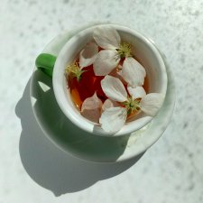 Чай с отцветшим яблоневым цветом