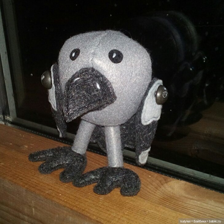 Птичка | Бэйбики Птичка — Текстильные игрушки и примитивы: кофейные (фото 4)