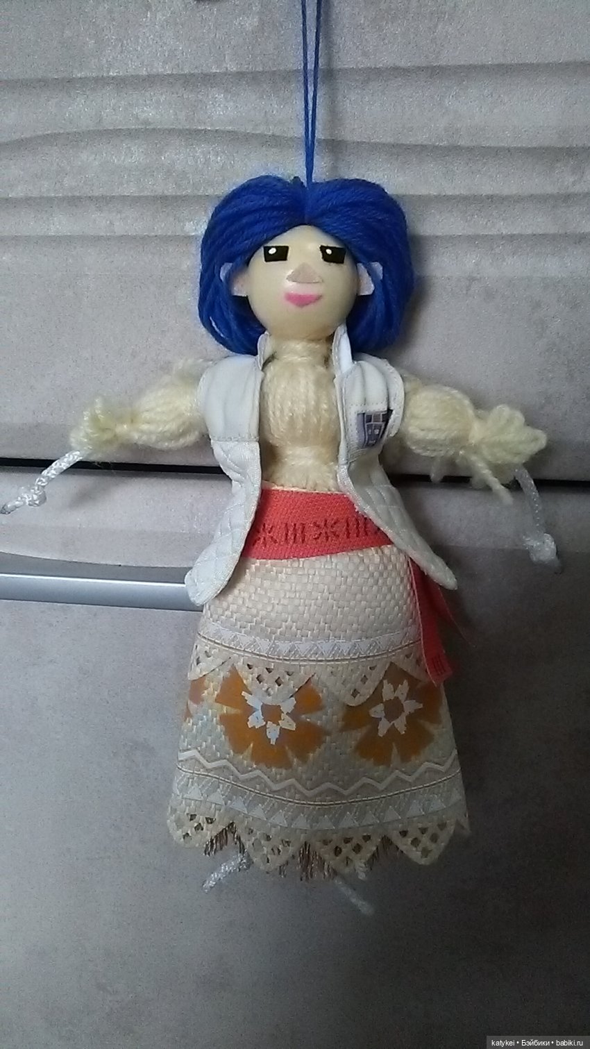 Быстрокукла из ниток — Авторские игрушки из разных материалов: синельная проволока (фото 3)