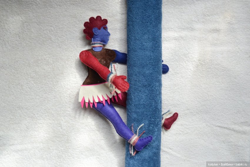 Африканка — Авторские текстильные куклы: Вальдорфские (фото 5)