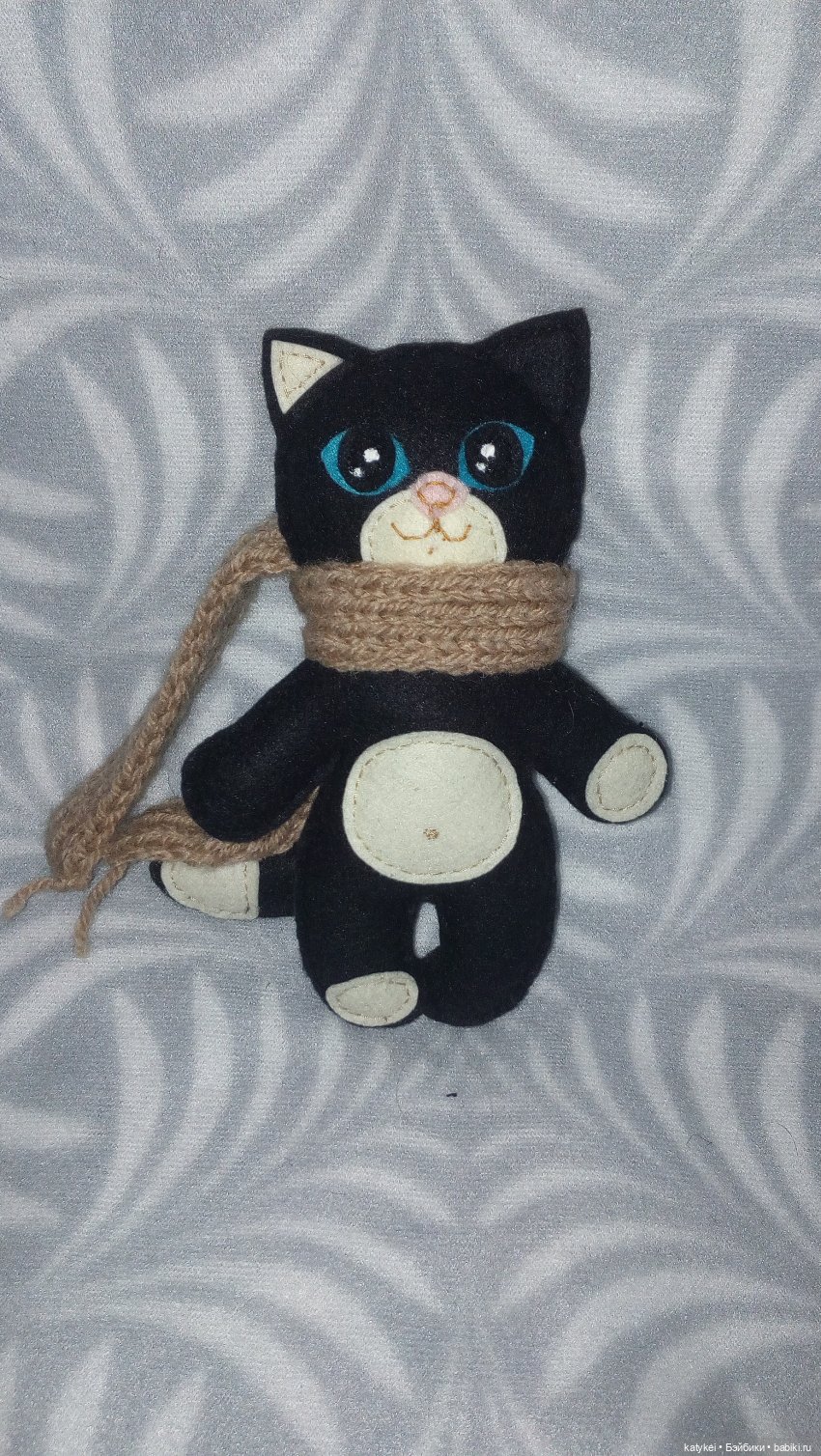 Котики и вискас — Текстильные игрушки и примитивы: кофейные (фото 9)