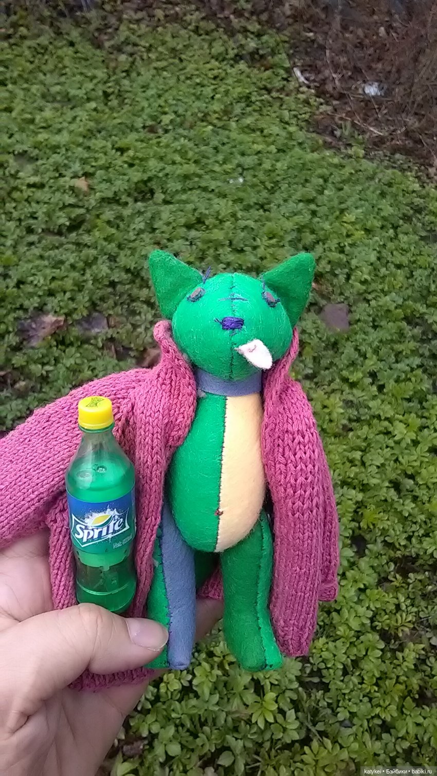 Зелёная планета — Текстильные игрушки и примитивы: кофейные