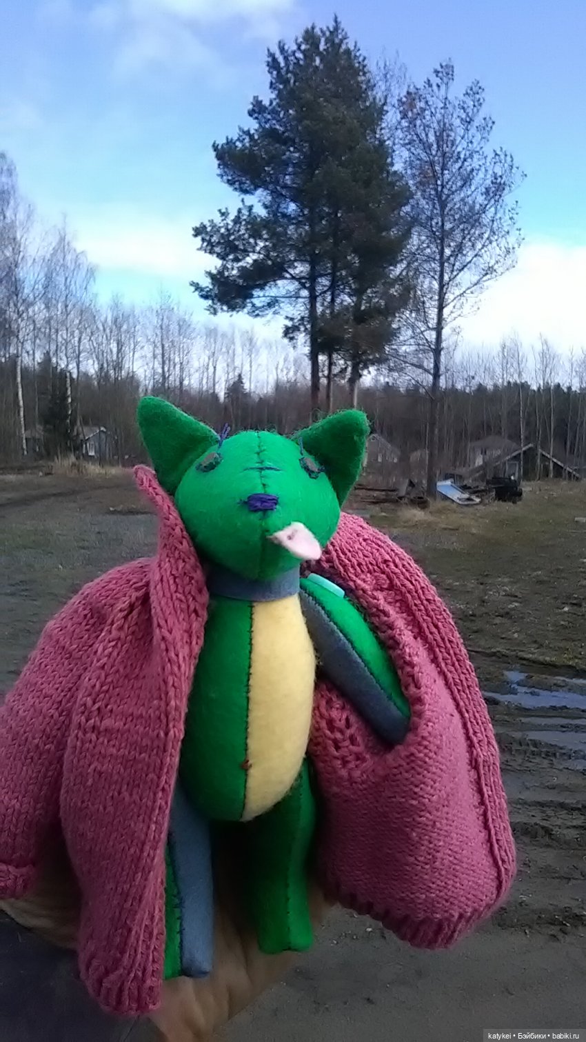 Зелёная планета — Текстильные игрушки и примитивы: кофейные