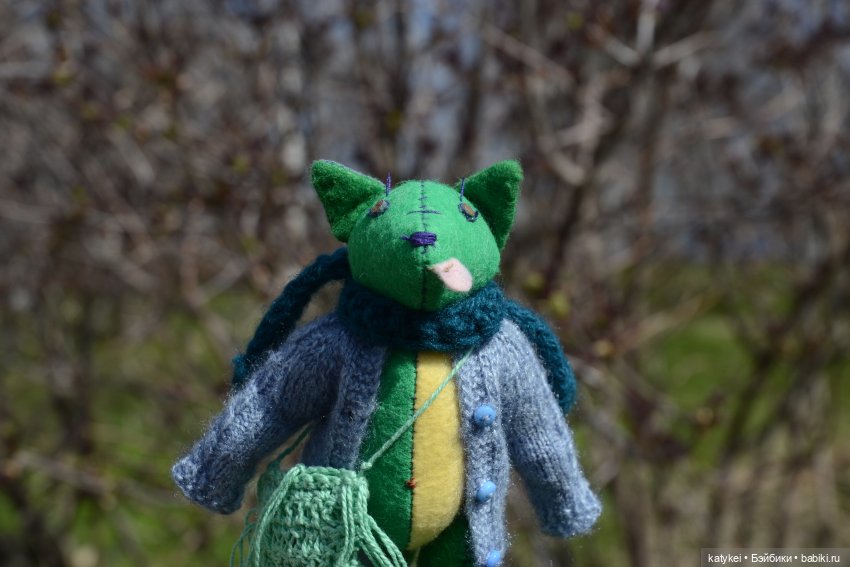 И так зелёные — Авторские мишки Тедди и друзья: фото (фото 2)