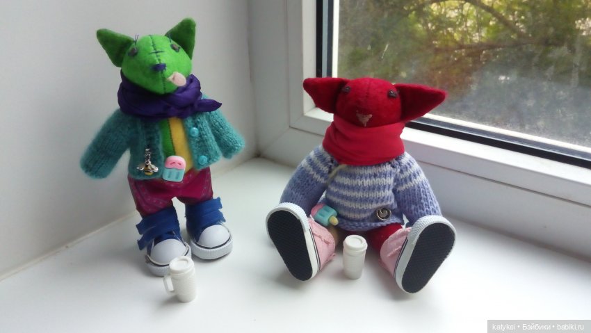 Мыльные монстры — Текстильные игрушки и примитивы: кофейные (фото 3)