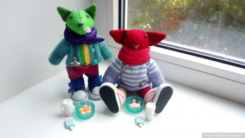 Мыльные монстры — Текстильные игрушки и примитивы: кофейные (фото 8)