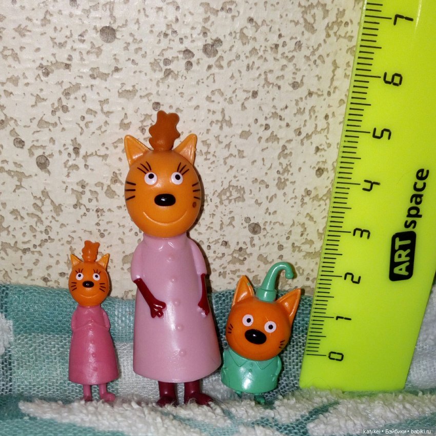 Мама и сын (микро котики Три кота) | Бэйбики Мама и сын (микро котики Три кота)