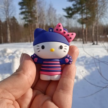 Хеллоу Китти утеплилась