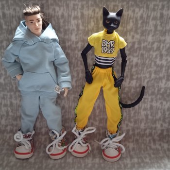 Кот и Кит. О спорт костюм