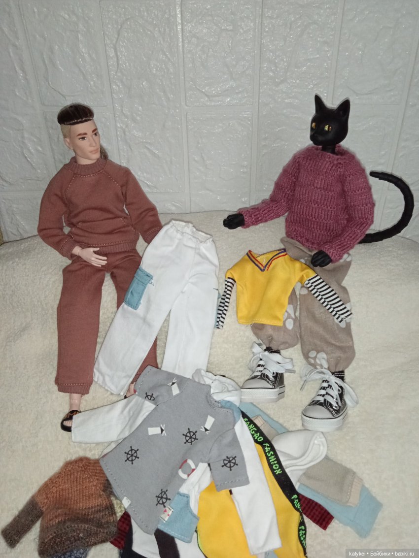 Кот и Кит. Делёж одёж — Фотоистории с куклами BJD (БЖД): сериалы