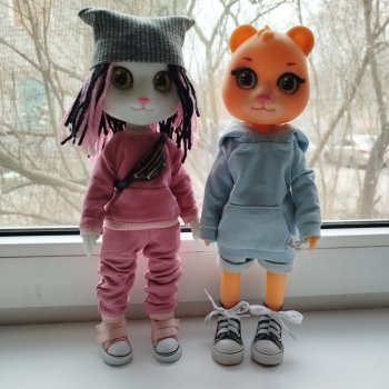 Теган и Смок в детстве