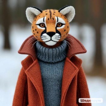 Кото-куклы Пумы в пальто