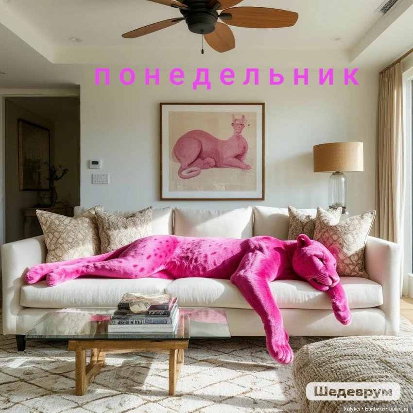 День Розовой Пантеры — Рисование и арт: скетчи (фото 3)