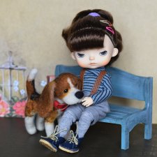 Когда разрешили поиграть с собачкой