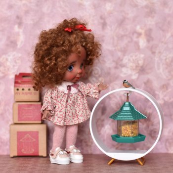 Дина и птичка