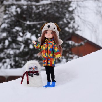 Лиза и снеговик