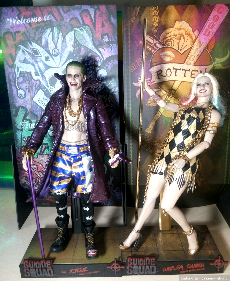 Обзор Пудинга Харли Квинн (Hot Toys Joker MMS382 (версия в фиолетовом пальто:специальное издание) Suicide Squad )