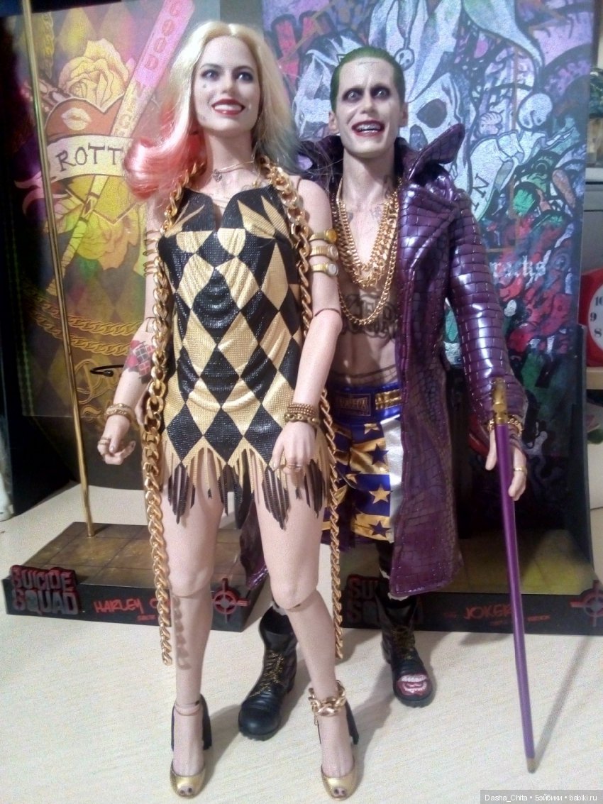 Обзор Пудинга Харли Квинн (Hot Toys Joker MMS382 (версия в фиолетовом пальто:специальное издание) Suicide Squad )