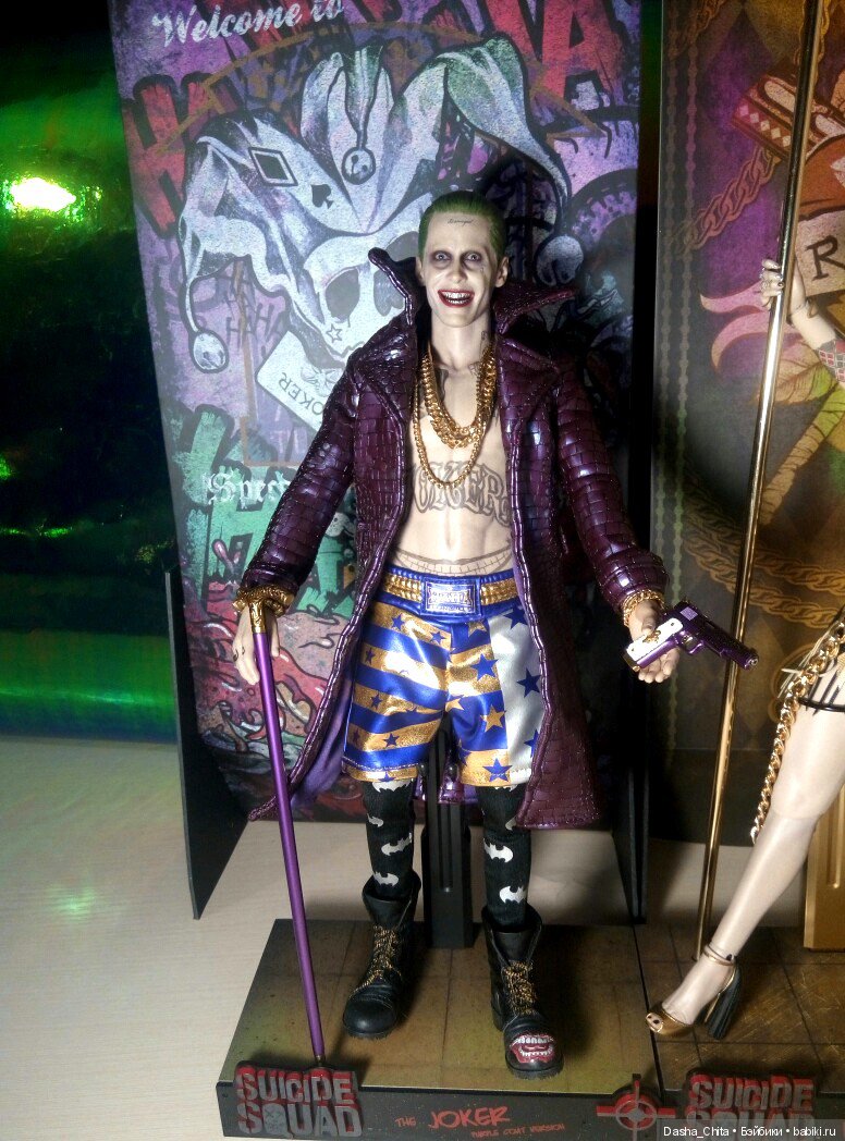 Обзор Пудинга Харли Квинн (Hot Toys Joker MMS382 (версия в фиолетовом пальто:специальное издание) Suicide Squad )