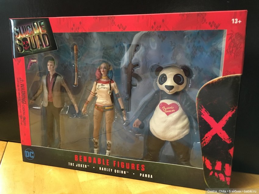 Обзор гибких фигурок Харли Квинн, Джокера и Панды от Nj Croce New KB14 (фото 3)