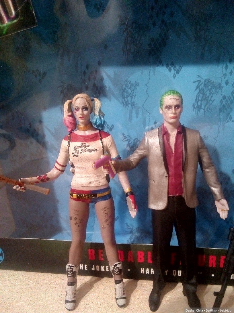 Обзор гибких фигурок Харли Квинн, Джокера и Панды от Nj Croce New KB14