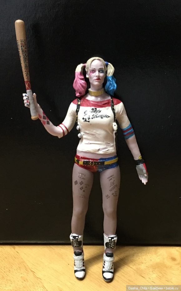 Обзор гибких фигурок Харли Квинн, Джокера и Панды от Nj Croce New KB14 (фото 7)