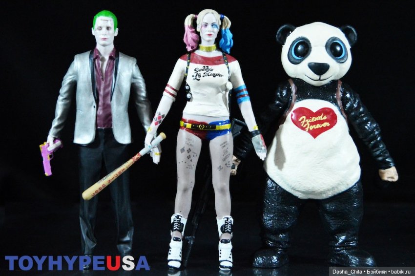 Обзор гибких фигурок Харли Квинн, Джокера и Панды от Nj Croce New KB14 (фото 9)