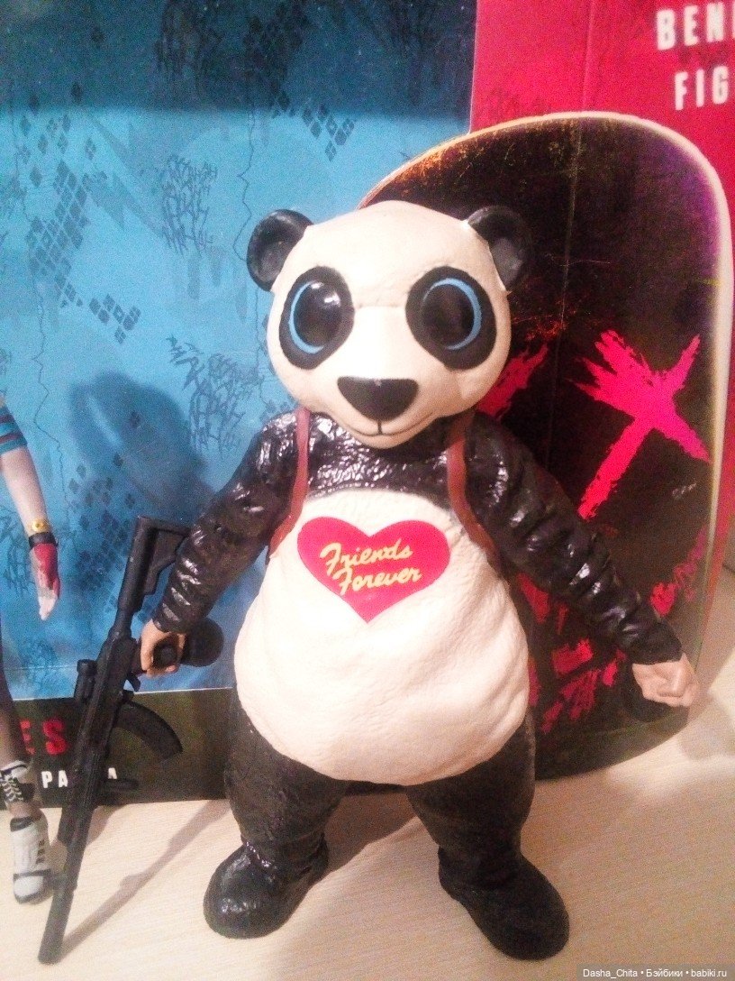 Обзор гибких фигурок Харли Квинн, Джокера и Панды от Nj Croce New KB14