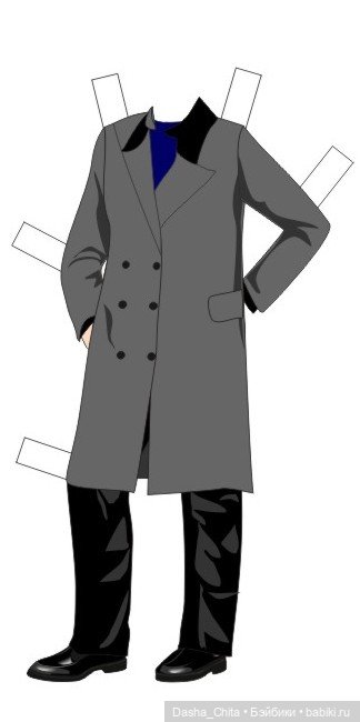 Сумерки: бумажные куклы — Бумажные куклы с одеждой для вырезания: шаблоны (фото 2)