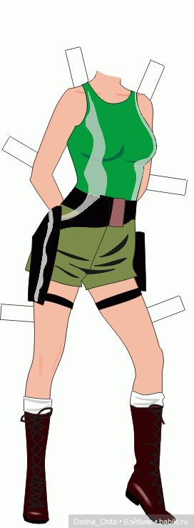 Анджелина Джоли и Бред Питт (бумажные куклы) | Бэйбики Анджелина Джоли и Бред Питт (бумажные куклы) (фото 2)