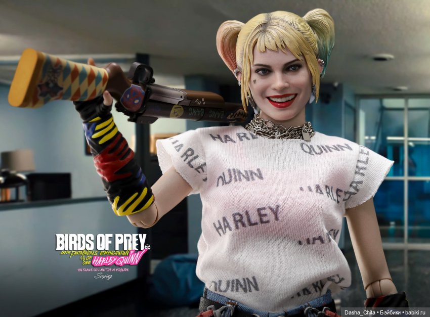 Харли Квинн из Хищных птиц: обзор фигурки Hot toys (Caution Tape Jacket Version)