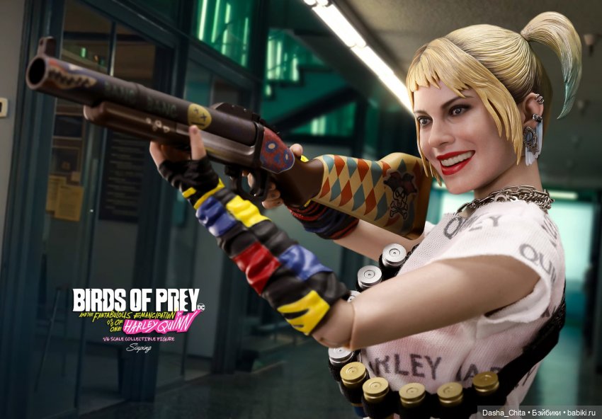 Харли Квинн из Хищных птиц: обзор фигурки Hot toys (Caution Tape Jacket Version)