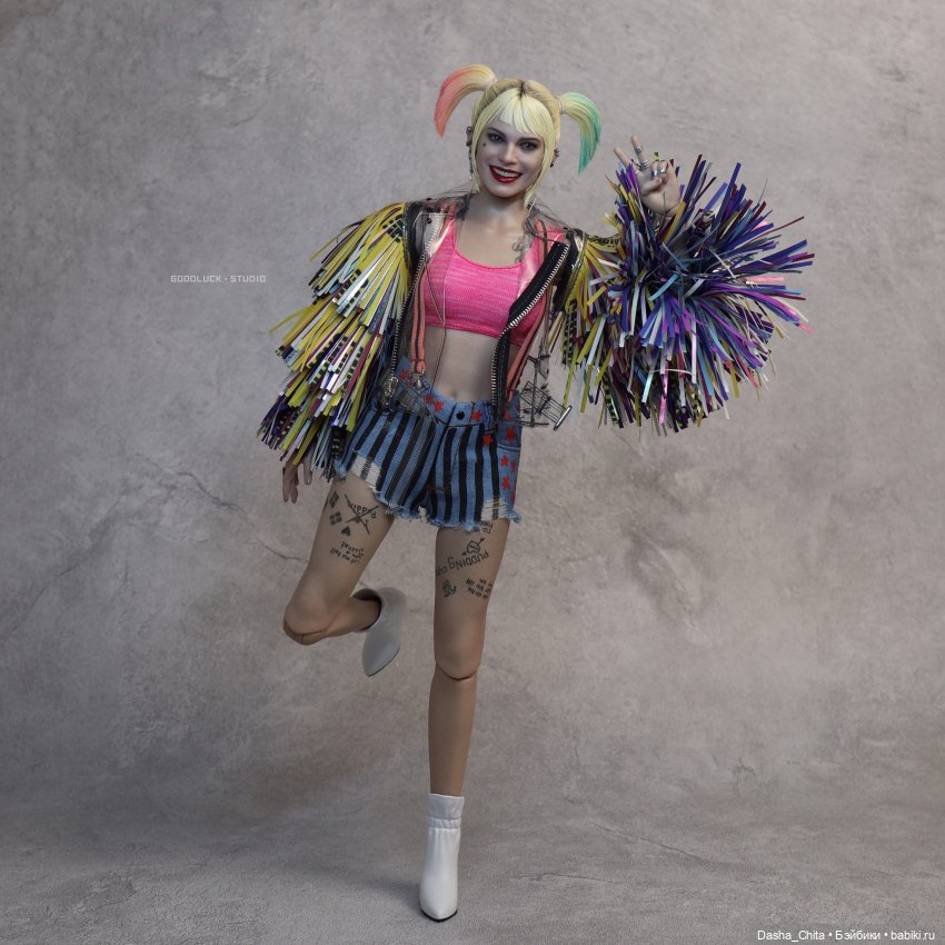 Харли Квинн из Хищных птиц: обзор фигурки Hot toys (Caution Tape Jacket Version)