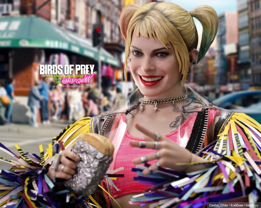 Харли Квинн из Хищных птиц: обзор фигурки Hot toys (Caution Tape Jacket Version)