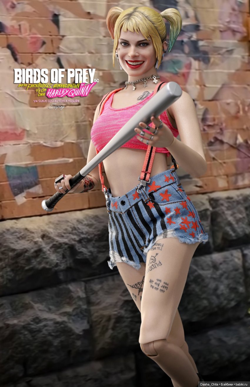 Харли Квинн из Хищных птиц: обзор фигурки Hot toys (Caution Tape Jacket Version)