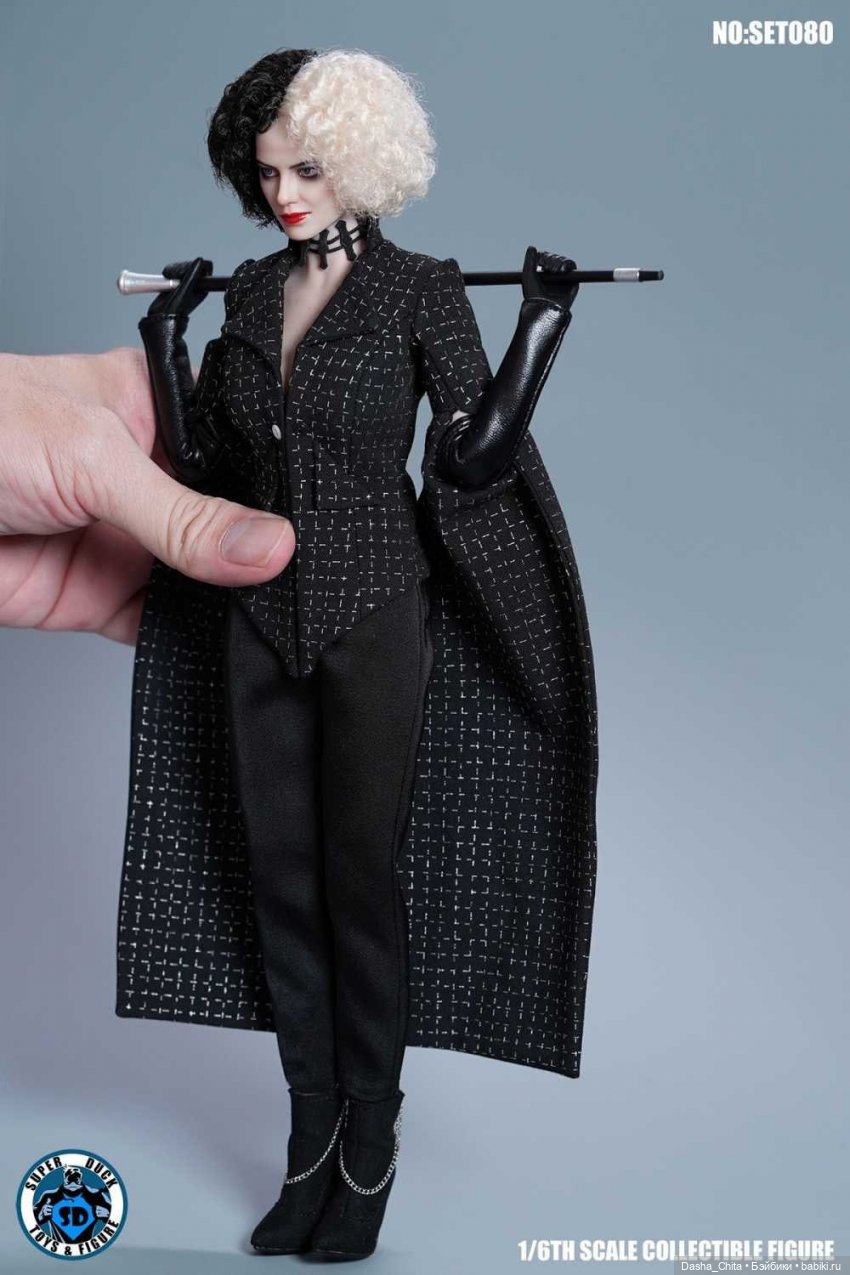Круэлла / Cruella от Super Duck set080 (промо VS реальные фото) (фото 4)