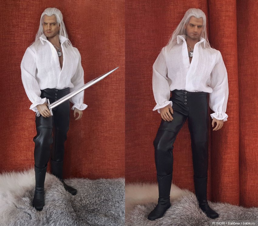 Геральт из Ривии 1/6 — Куклы Phicen (TBLeague/Фицен): бесшовные тела (фото 10)