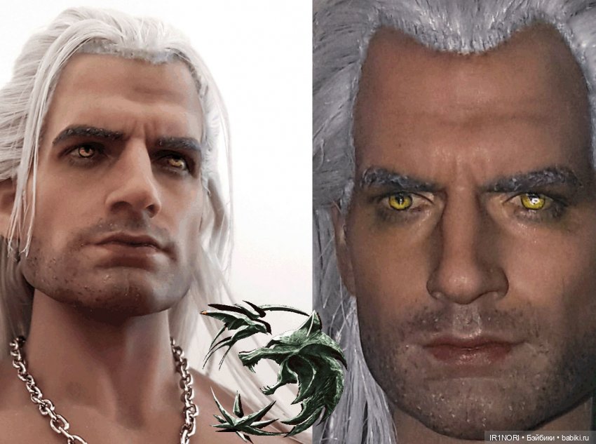 Геральт из Ривии 1/6 — Куклы Phicen (TBLeague/Фицен): бесшовные тела (фото 3)