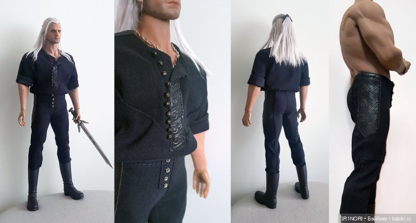 Геральт из Ривии 1/6 — Куклы Phicen (TBLeague/Фицен): бесшовные тела (фото 5)