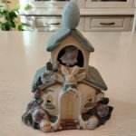 Домик пасхального кролика из фарфора
