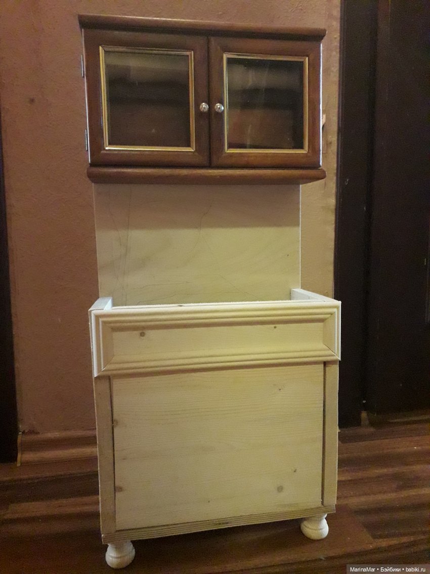 Буфет в масштабе 1:3 своими руками. Процесс создания | Бэйбики Буфет в масштабе 1:3 своими руками. Процесс создания (фото 5)