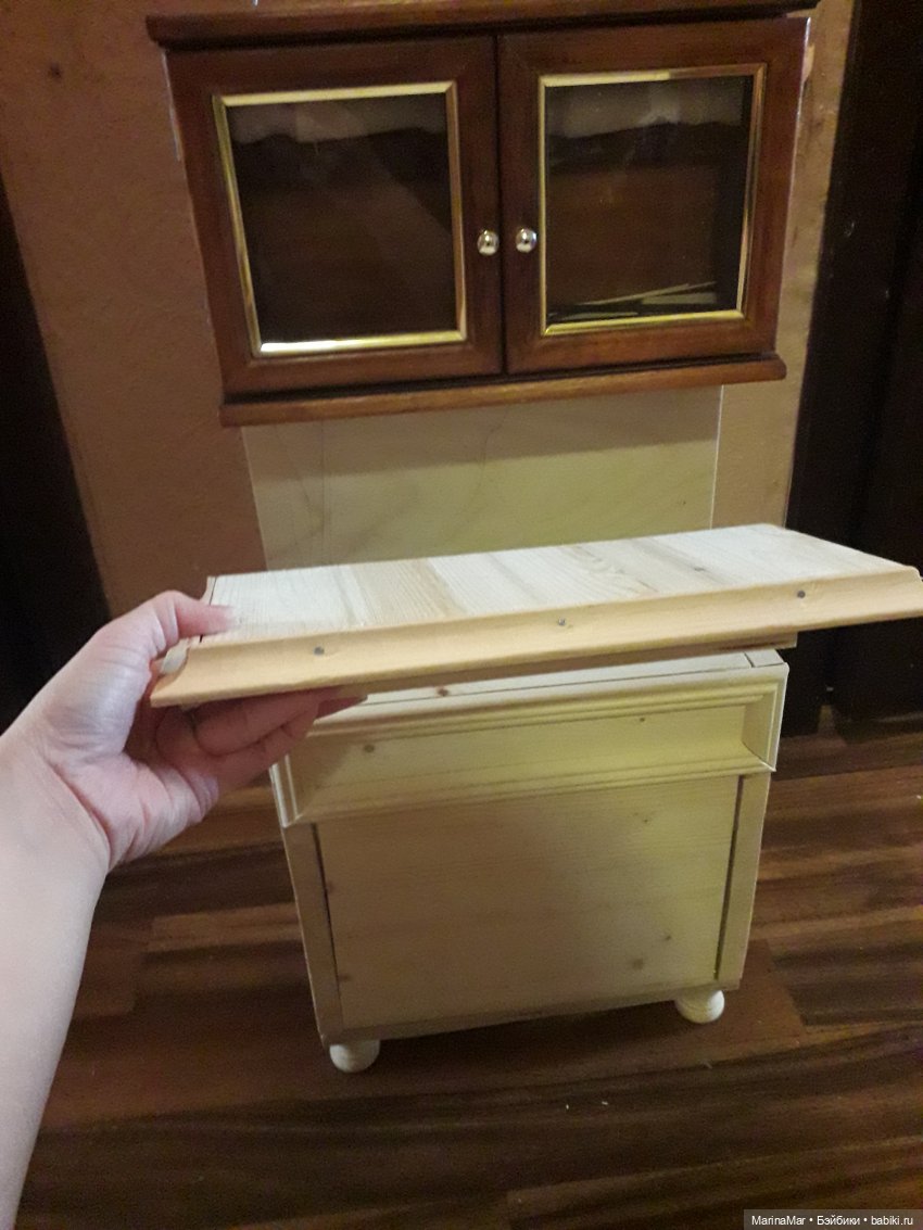 Буфет в масштабе 1:3 своими руками. Процесс создания | Бэйбики Буфет в масштабе 1:3 своими руками. Процесс создания (фото 8)