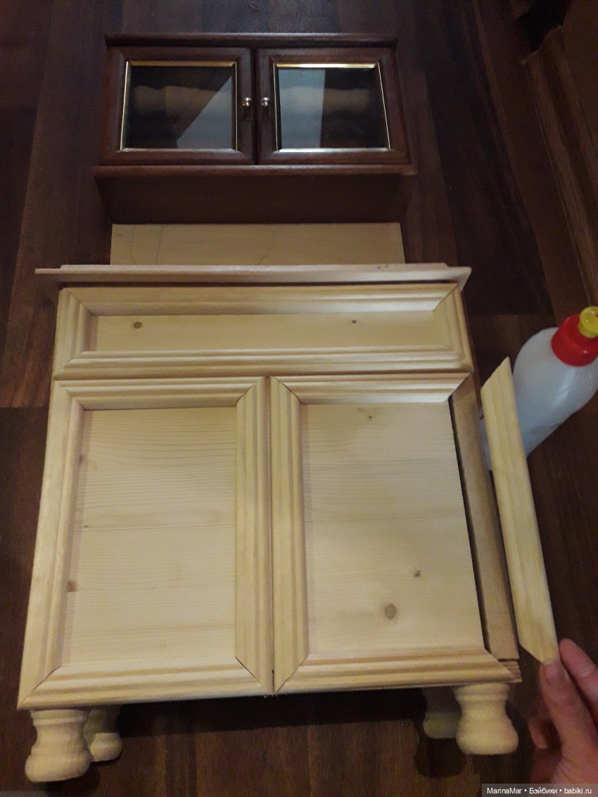 Буфет в масштабе 1:3 своими руками. Процесс создания | Бэйбики Буфет в масштабе 1:3 своими руками. Процесс создания (фото 6)
