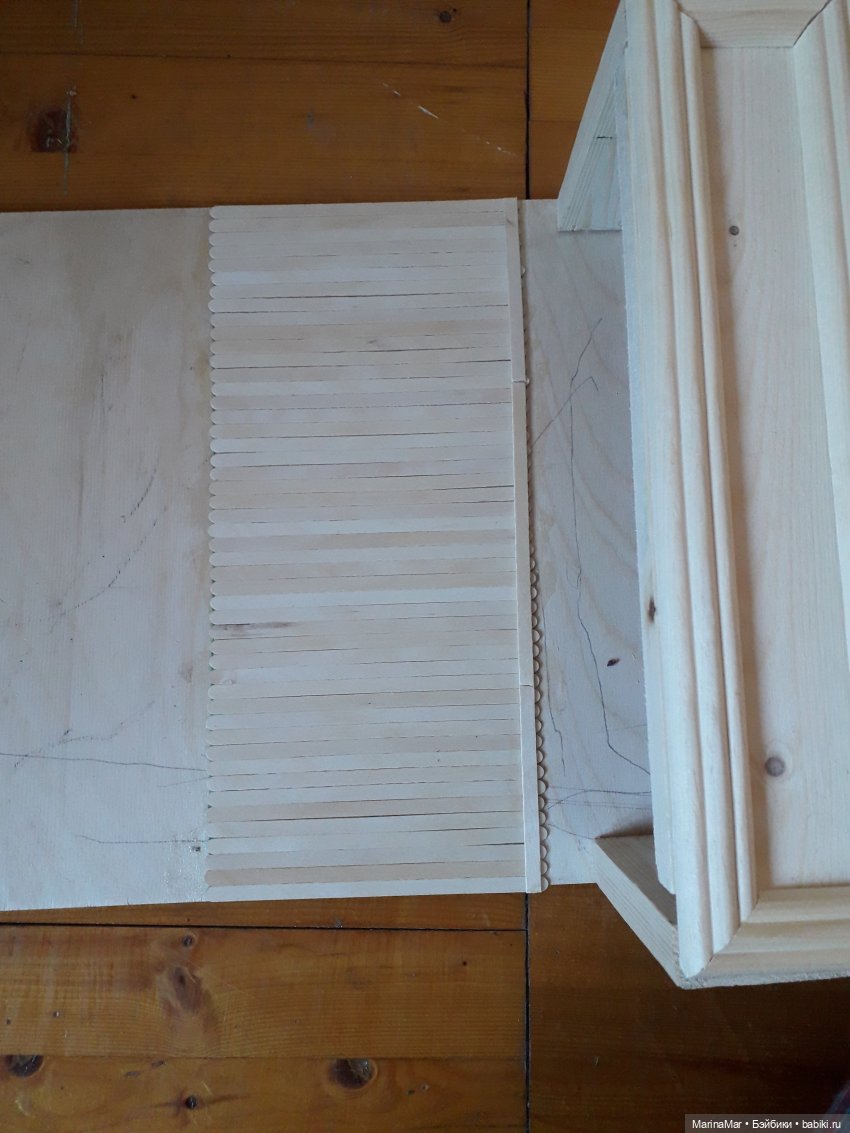 Буфет в масштабе 1:3 своими руками. Процесс создания | Бэйбики Буфет в масштабе 1:3 своими руками. Процесс создания (фото 10)