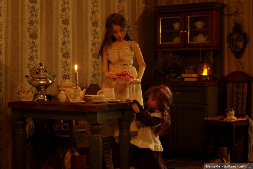 Моя муза вернулась. Немного зарисовок из жизни в кукольном домике (фото 2)